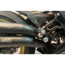 RH Heel Guard Kit Rearsets PE227 Black For MV Agusta