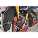Radiator Guard Black For Aprilia
