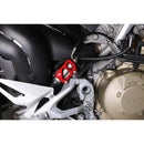 Rear Brake Master Cylinder Protector Factory Rearsets Black For Ducati Monster 1200/S 2017-2021