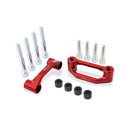 Rear Footrest Blanking Plates Black For Aprilia