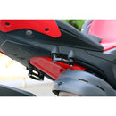 Rear Footrest Blanking Plates Black For Ducati Panigale V4 / Streetfighter V4