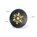 Rear Sprocket Flange Black Ducati FC251