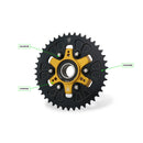 Ring Gear T42 P525 Black For Ducati