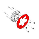 Ring Gear Z42 P525 5 Holes Black For Ducati