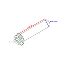Throttle Control Tube RBW Black For Ducati Sport