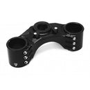 Triple Clamps Bottom Yoke Adjustable Offset Black For Ducati