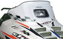 Cobra™ Windshield Black / White For Polaris INDY 400 1988-1991 - 29 CM