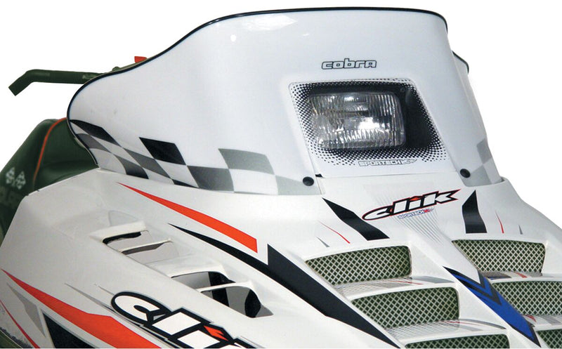 Cobra™ Windshield Black / White For Polaris INDY 400 1988-1991 - 29 CM