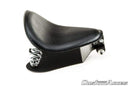 Old School Seat Black For Harley Davidson Heritage Softail Classic (FLSTC) 2007>2018