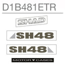 SH48 Replacement Sticker Dark Grey