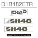 SH48 Replacement Sticker Titanium