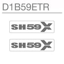 SH59X Replacement Sticker