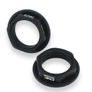 Rear Wheel Axle Nuts Set Black For Ducati