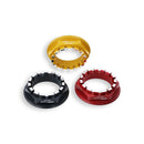 Rear Wheel Nut LH Bicolor Black DA502