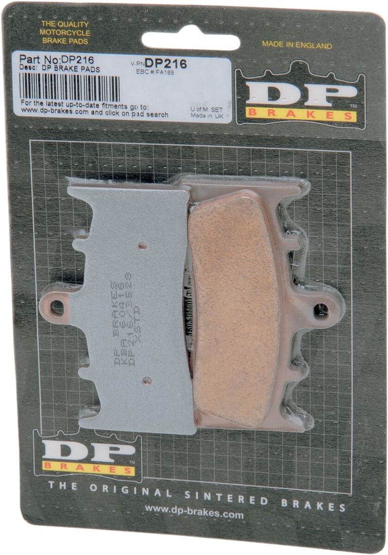 Standard DP Sintered Brake Pads For Kawasaki VN 1500 2002-2003 - 89.7 MM