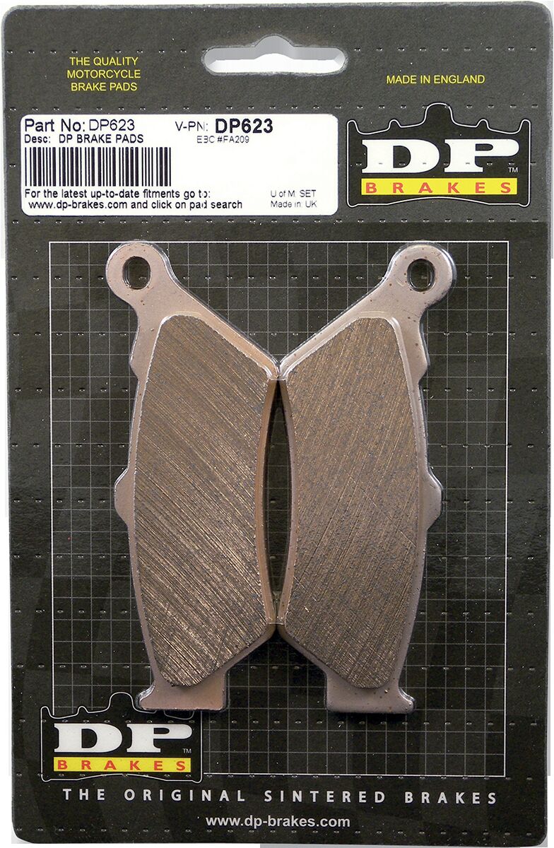 Standard DP Sintered Brake Pads For AJP PR7 610 2018-2021 - 108.8 MM