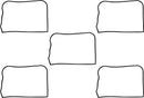 Replacement Rocker Box Cover Gaskets For Harley Davidson FLHTC 1340 1983-1991