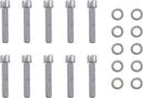 Cam Cover Bolt Kit Chrome / Polished / Silver For Harley Davidson FLD 1690 ABS 2012-2016