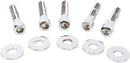 Belt Sprocket Bolt Kit Chrome / Polished / Silver For Harley Davidson FLST 1450 2006