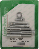 Caliper Mounting Bolt Kit Chrome / Silver For Harley Davidson FLHR 1450 2000-2006 | DS175014