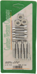 Rocker Box Bolt Kit Chrome / Polished / Silver For Harley Davidson FLD 1690 ABS 2012-2016