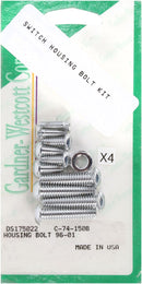 Switch Housing Bolt Kit Chrome / Polished / Silver For Harley Davidson FLD 1690 ABS 2012-2016