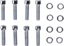Lifter Base Bolt Kit Chrome / Polished / Silver For Harley Davidson FLD 1690 ABS 2012-2016