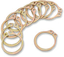 Snap Rings Gold / Raw For Harley Davidson FLHR 1340 1994-1998