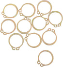 Snap Rings Gold / Raw For Harley Davidson FLD 1690 2012-2013