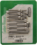 Primary Clutch/Chain Cover Bolt Kit Natural / Polished / Silver For Harley Davidson FLSTC 1340 1991-1999