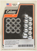 Transmission Side Cover Acorn Nut Kit Chrome / Silver For Harley Davidson EL 1000 1936-1952