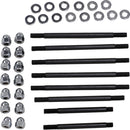 Motor Case Acorn Stud Kit Chrome / Silver For Harley Davidson FLH 1200 1979-1980