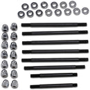 Motor Case Acorn Stud Kit Chrome / Silver For Harley Davidson FLH 1200 1979-1980