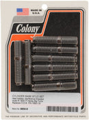 Cylinder Base Studs Black For Harley Davidson E 1000 1936-1952