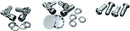 Socket Head Swingarm End Cap Bolt Kit Chrome For Harley Davidson FLHTC 1340 1984 - 1-1/4"