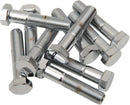 Replacement Fine Thread Hex Head Bolts Chrome / Polished / Silver | Vendor No MPB159