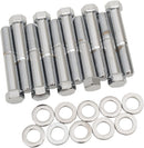Head Bolt Kit Chrome / Silver For Harley Davidson E 1000 1948-1952