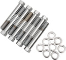 Head Bolt Kit Chrome / Silver For Harley Davidson XL 900 1957-1959