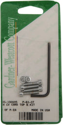 Carburetor Socket-Head Bolt Kit Chrome / Silver For Harley Davidson FLHR 1340 1994-1998