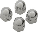 Head Bolt Covers Chrome / Silver For Harley Davidson FLHT 1340