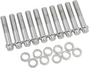 Head Bolt Set Chrome / Silver For Harley Davidson EL 1000 1948-1952 | DS190796