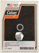 Drain Plug Chrome / Silver For Harley Davidson FLH 1340 1984 - 1/2 Inch-20