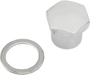 Hex Stem Nut Chrome / Silver For Harley Davidson XL 1200 NS 2021