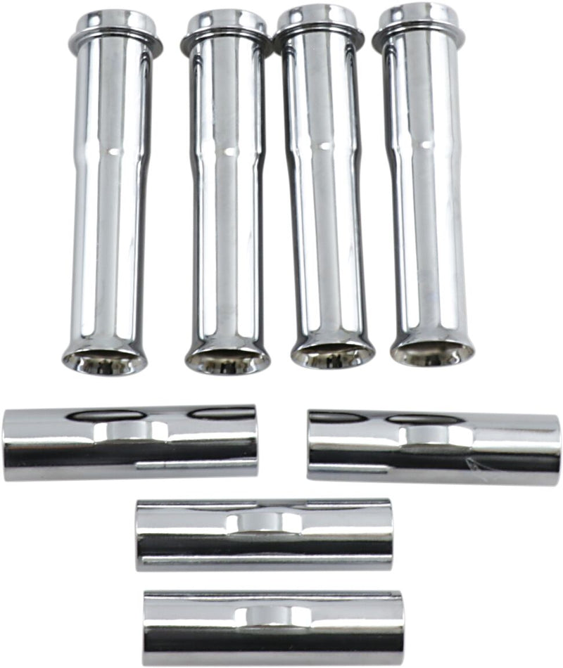 Quick Install Lower Pushrod Tube Kit Chrome For Harley Davidson FLD 1690 2012-2013
