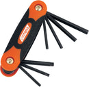 Folding Hex/Torx Key Set For Harley Davidson Black / Chrome / Orange