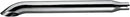 3" Slip-On Turn Down/Turn Out Muffler Chrome For Harley Davidson EL 1000 1936-1949 - 78.5 CM
