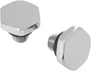 Chrome Fork Tube Plugs And Caps Chrome | Vendor No 23-0203A