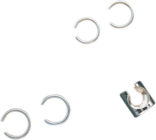 Throttle/Idle Cable Ferrules Natural For Harley Davidson FLD 1690