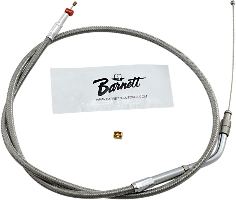 Stainless Steel Throttle/Idle Cable Silver For Harley Davidson XL 1200 C 1996-2006 - Standard