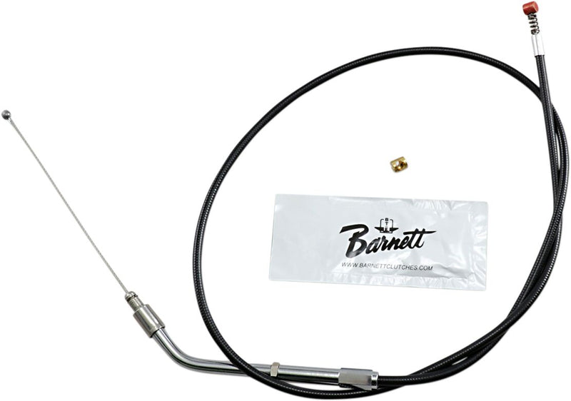 Black Vinyl Throttle/Idle Cable Black For Harley Davidson XL 1200 C 1996-2006 - Standard